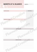 Load image into Gallery viewer, Social Media Content Planner - Hardcover