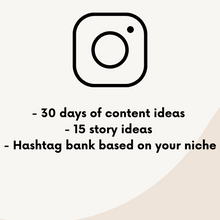 Load image into Gallery viewer, Done For You Content Planning