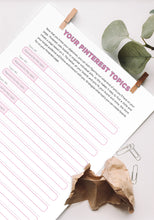 Load image into Gallery viewer, Pinterest Marketing Workbook